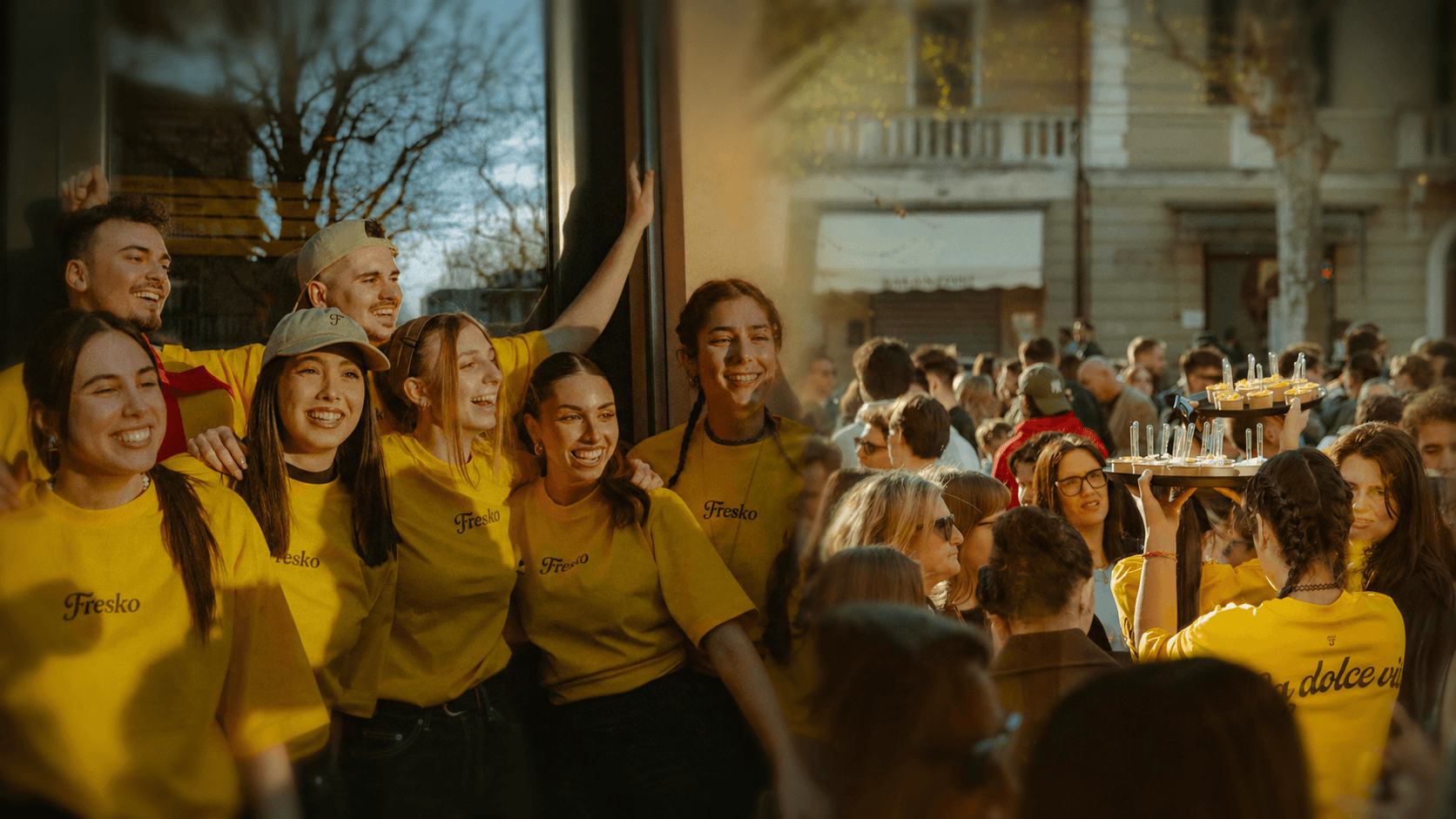 Team Fresko in gelateria